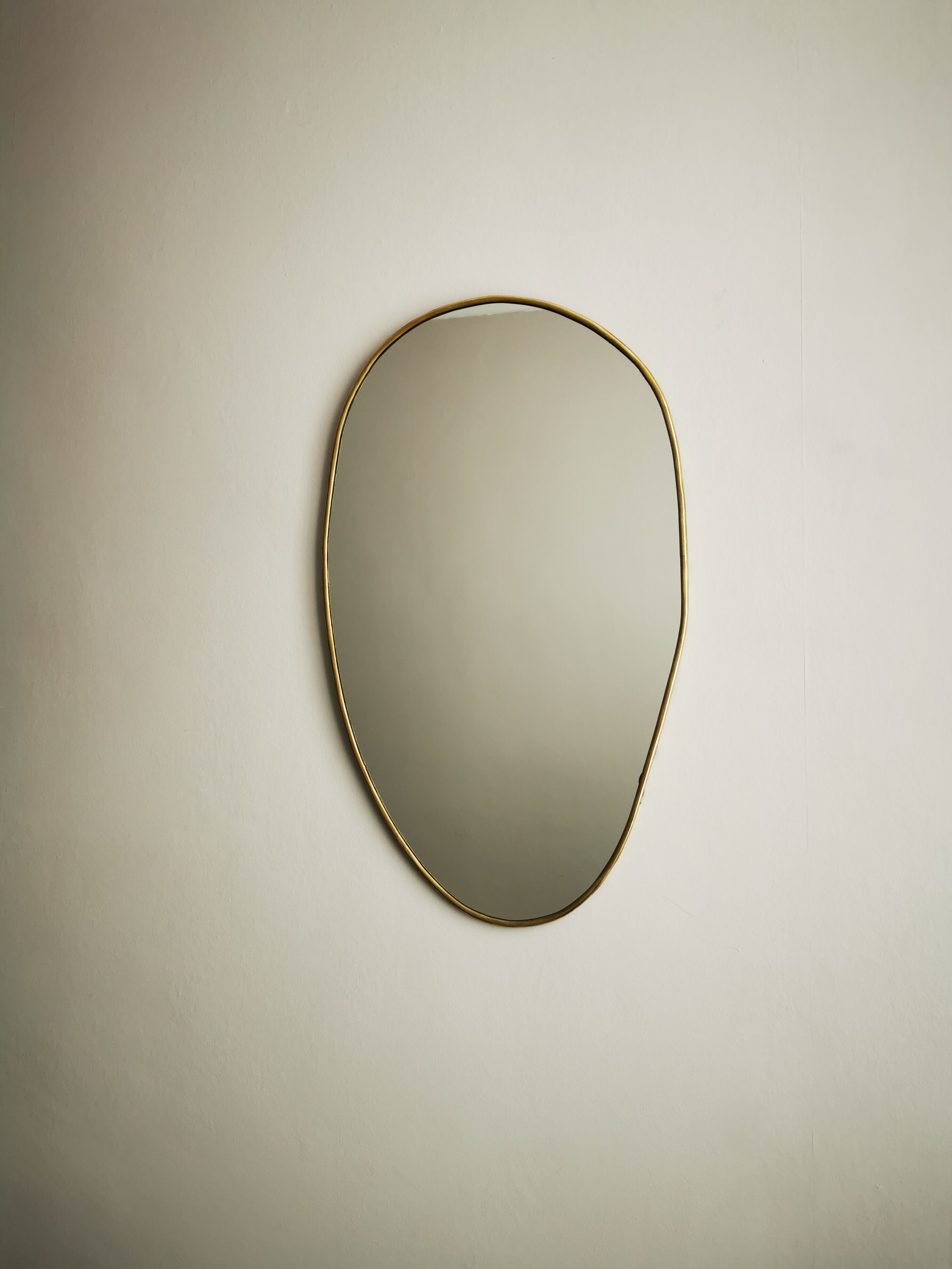 Brass mirror 60cm