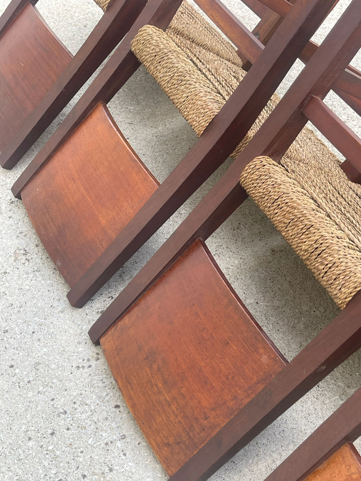 4 modernist chairs from the 1950s.
