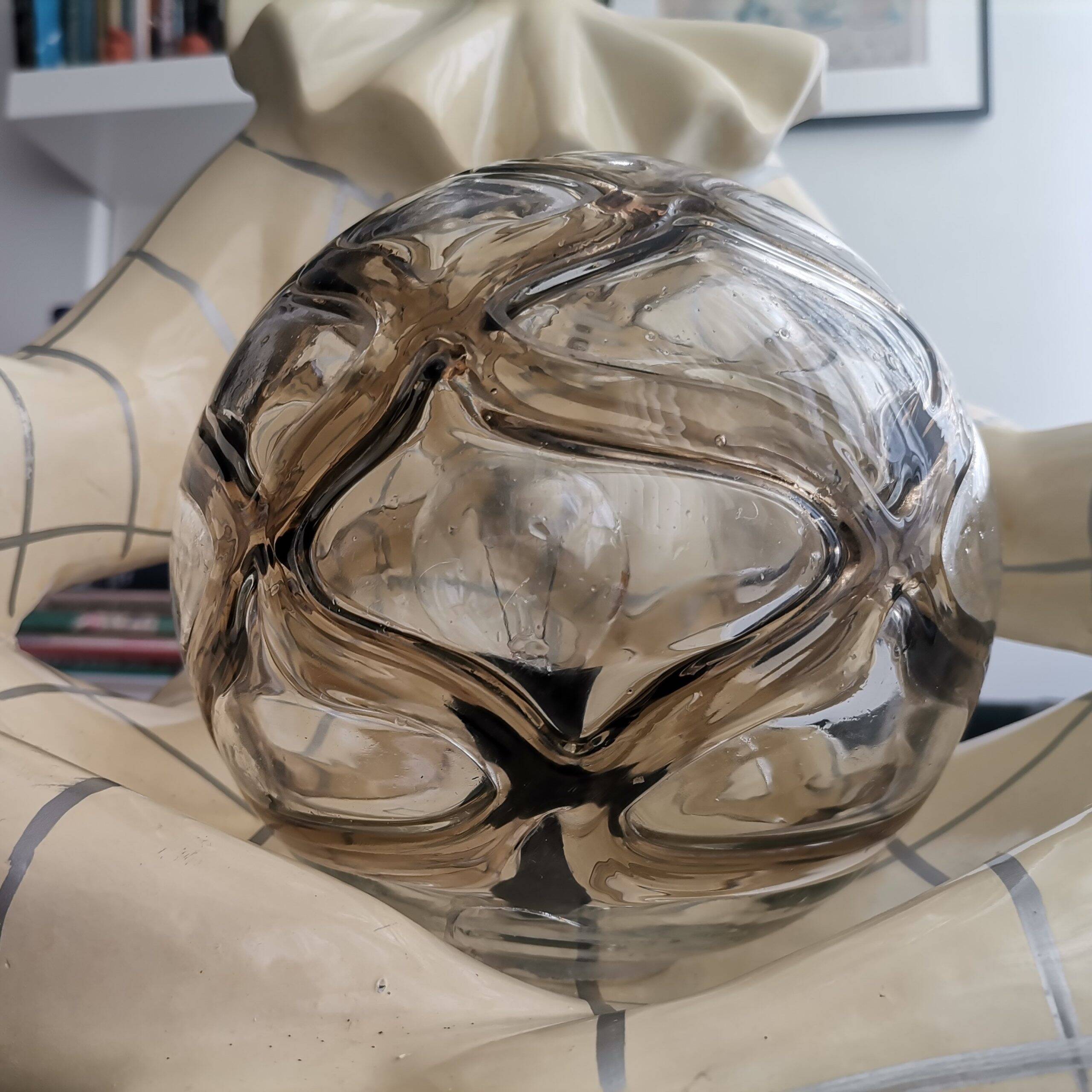 Vintage italian pierrot art deco lamp