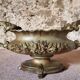 Large antique cast iron planter on a stand, France, circa 1900.