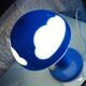 Blue Skojig cloud lamp by Ikea / vintage 80s-90s
