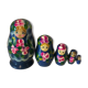 Vintage blue Matriochka Russian dolls