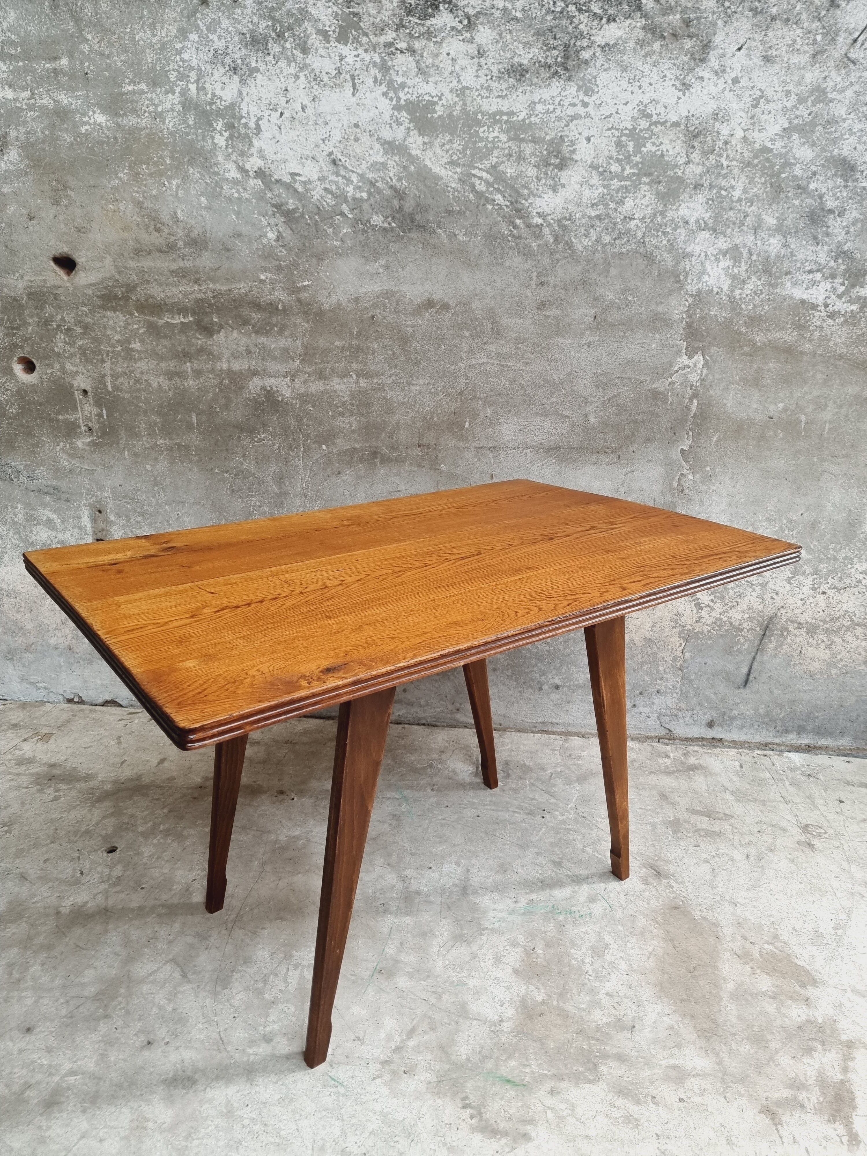 Vintage table dining table mid century