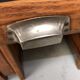 Old restored oak desk