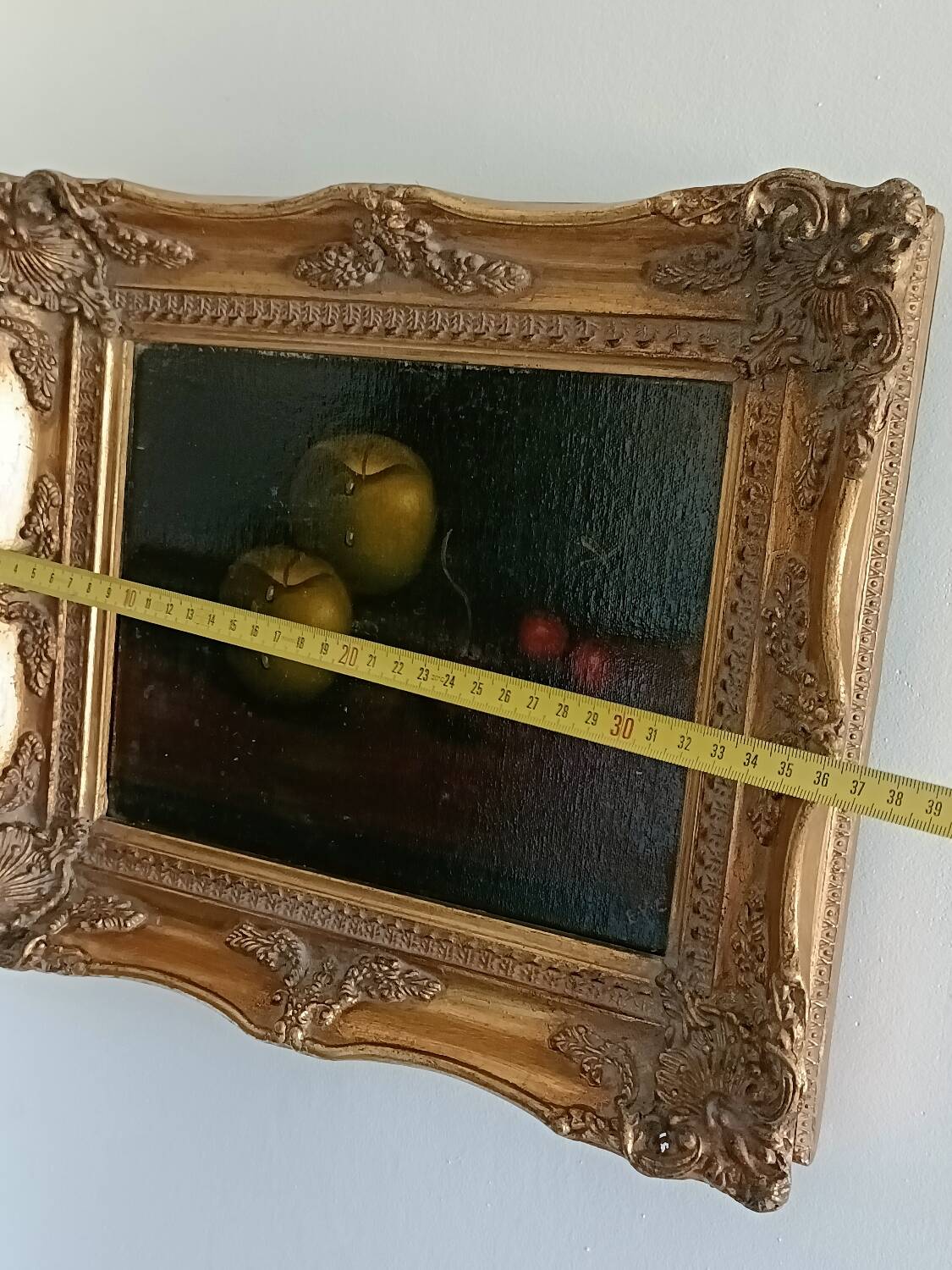 Peinture anglaise, nature morte, fruits