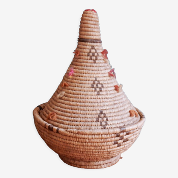 Artisanal tagine basket from morocco