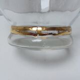 Carafe glass gilded and engraved