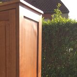 Wooden wardrobe locker
