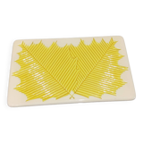Dessous de plat en céramique décor de feuilles Verceram 60's
