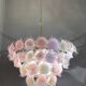Lustre italien multicolore Murano