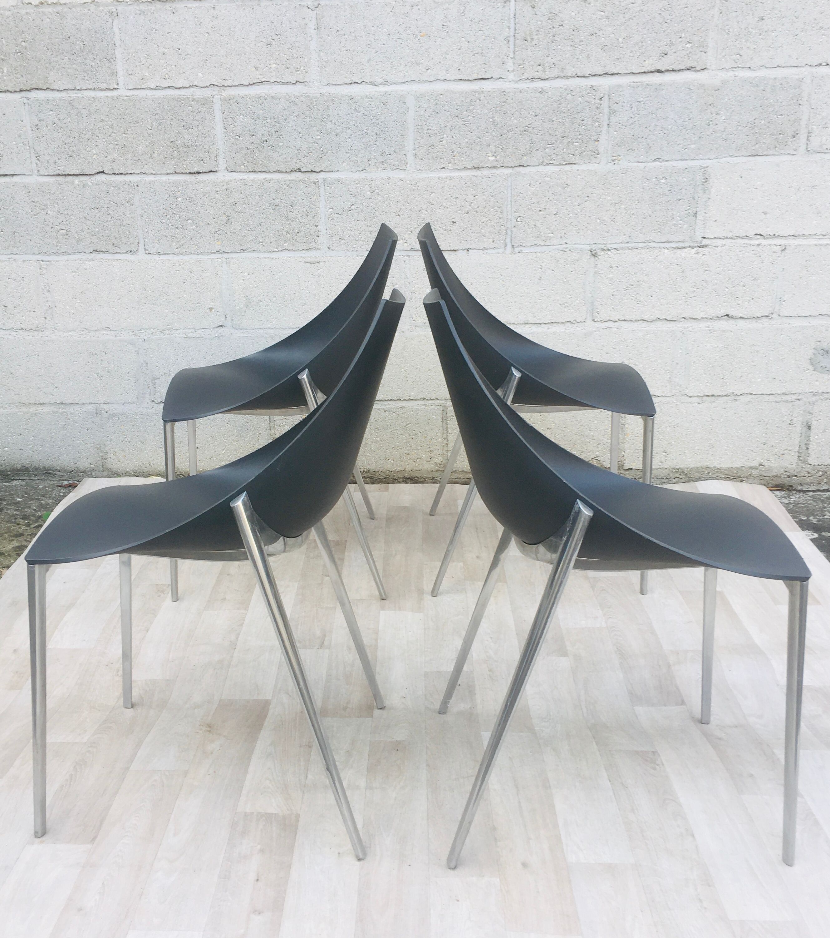 Vintage Chairs Compass Legs S22 Holland