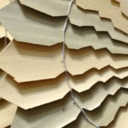 Eventail of handcrafted on the island of Sao Tomé. Material: bamboo