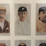 Table illustrations cricket players 30s