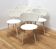 Suite de 4 chaises Bibelo Swim, Margaux Keller