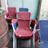 Lot de huit chaises scooby-doo