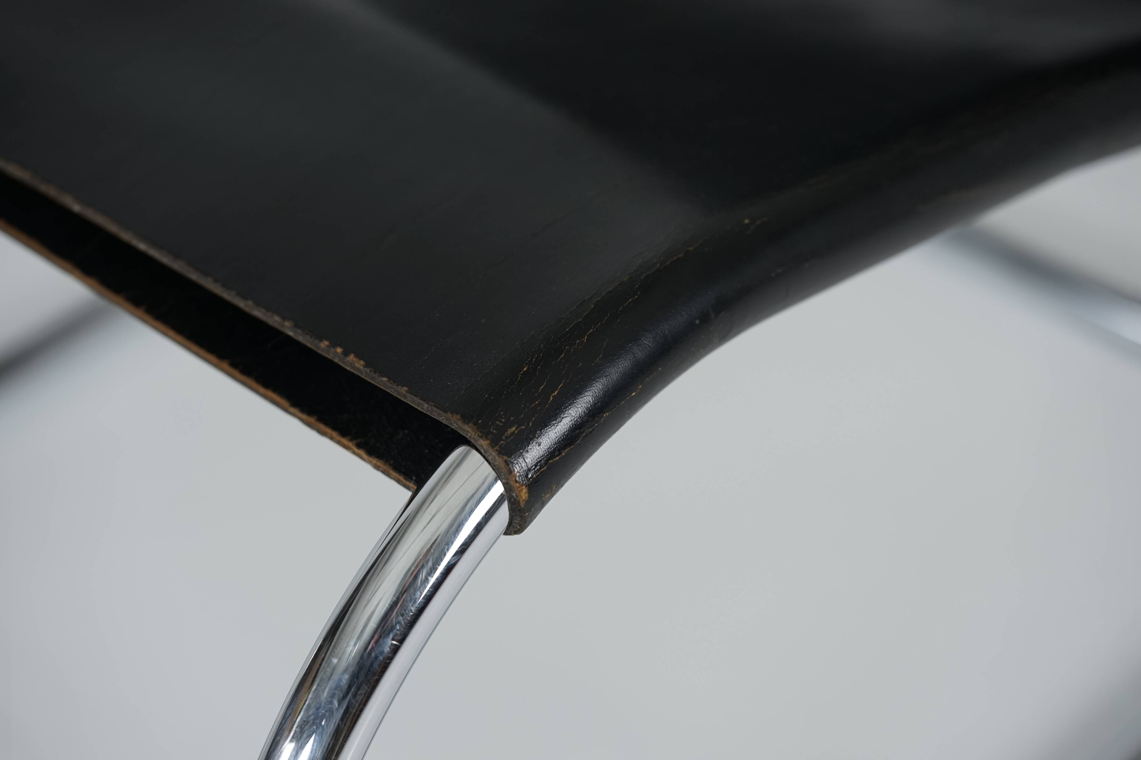 MR30/5 Tubular Steel Arm Chair by Ludwig Mies van der Rohe for Knoll