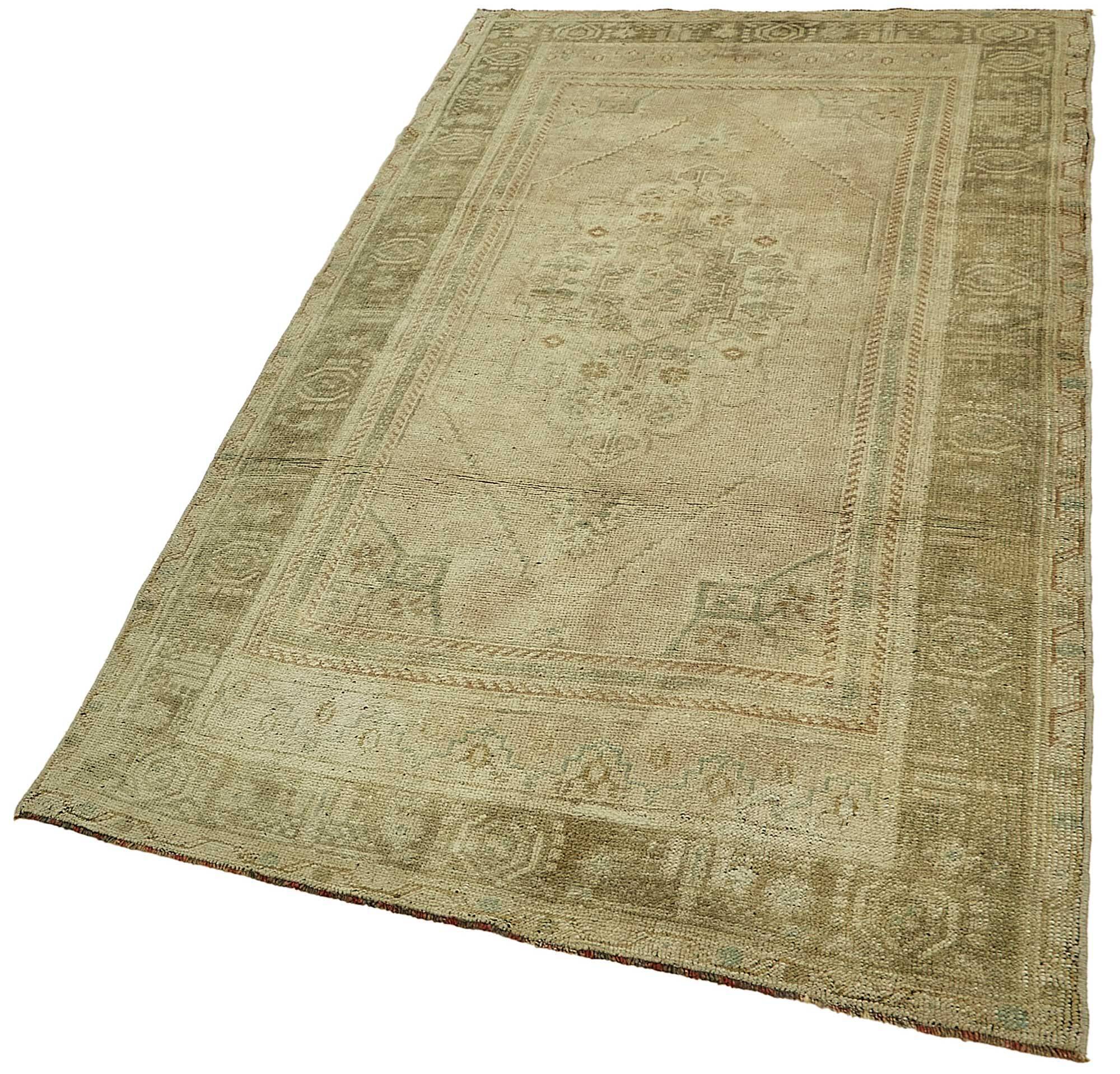 Turkish Vintage Anatolian Rug 106 cm x 210 cm