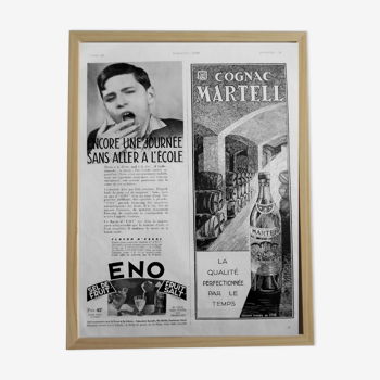Original advertisement "Eno - Martell" 1932