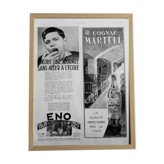 Original advertisement "Eno - Martell" 1932