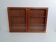 Wall cabinet with glass doors from Dyrlund, Denmark, 1970s.