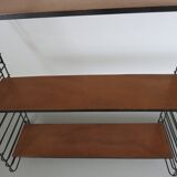 Flexible String shelf, wood and metal 50/60