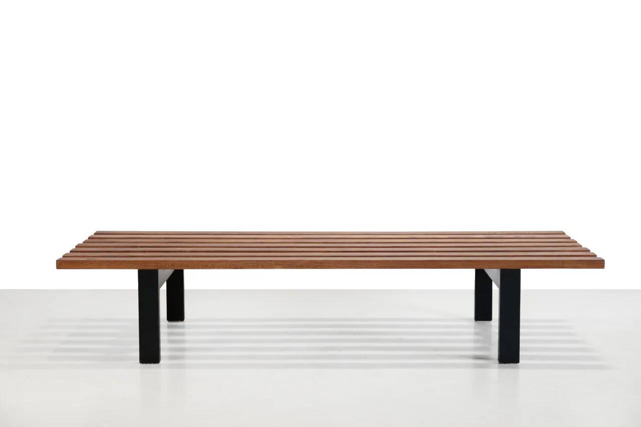 Vintage Martin Visser BZ71 slat bench for Spectrum, The Netherlands