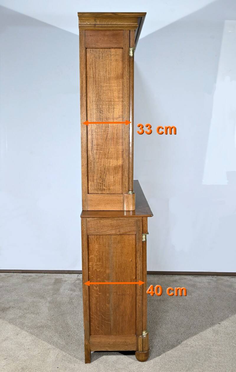 Empire Oak Two-Body Buffet – First Half of the 19th Century