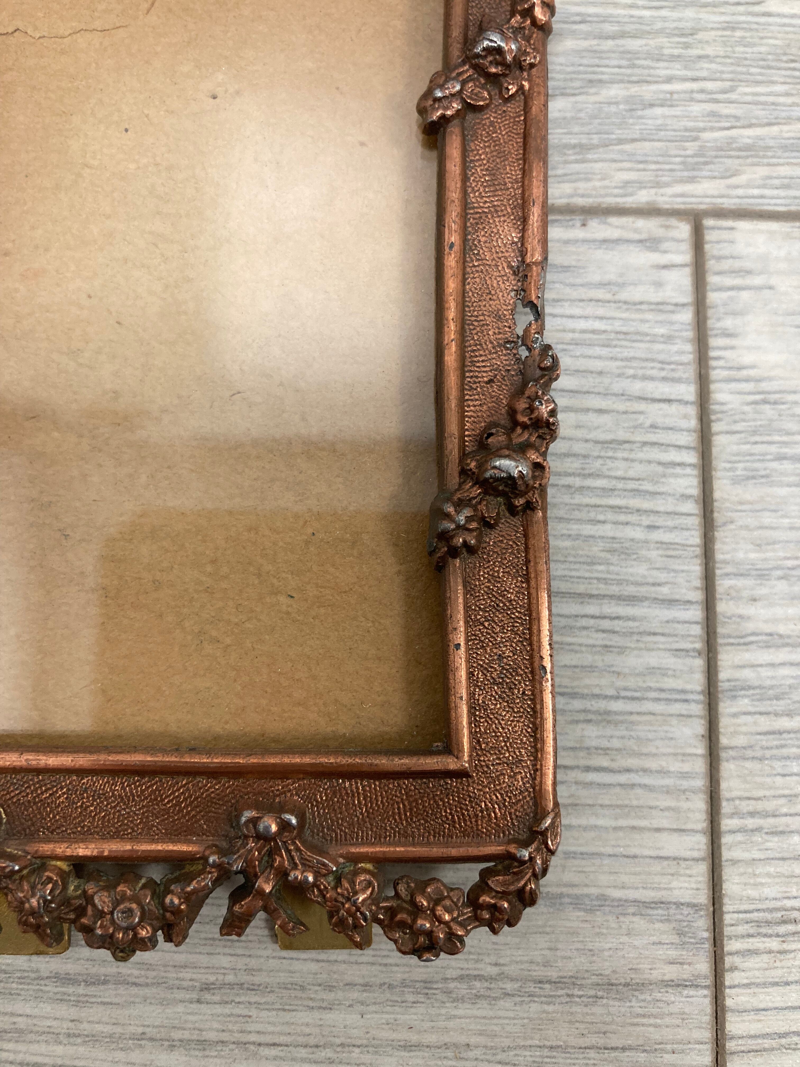 Vintage copper frame