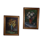 Pair of still life paintings signed