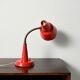Gemi red Scandinavian table lamp, 1960s