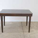 Fully renovated walnut folding dining table by Setona, 1950s