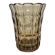 Art Deco Smoked Glass Vase 1930s