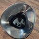 Iridescent ceramic vase from the 1960s, signed