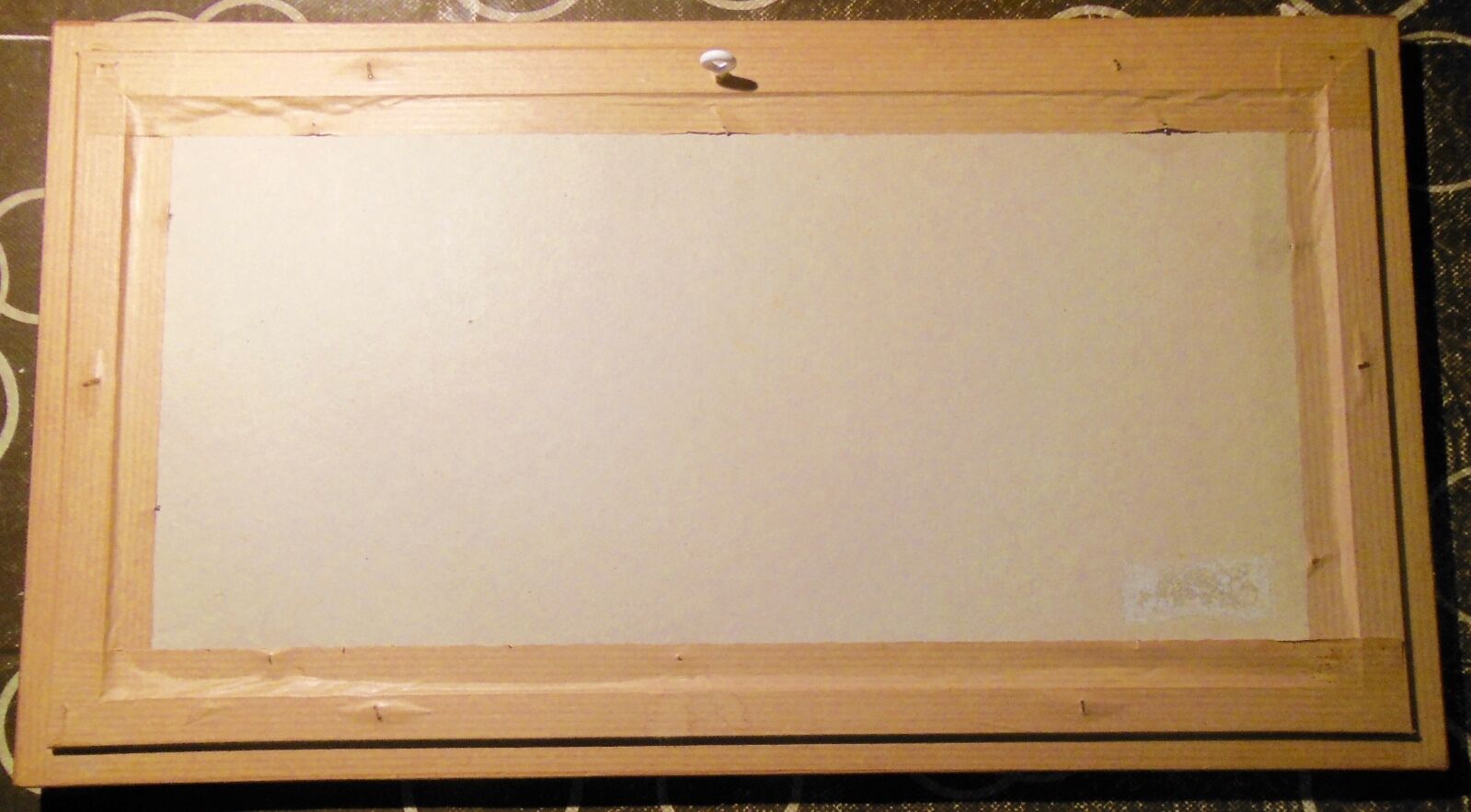 Marine oil on marouflée canvas breton school A. Hervé