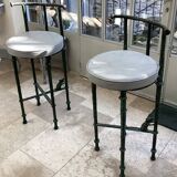 Bronze stool in the spirit of Giacometti.