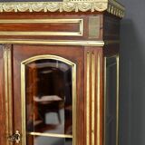 Rare Small Cylinder Desk and Showcase, Louis XVI style – Mid-19th century