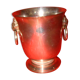 silver-plated ice bucket "with lion heads" from the 1970s