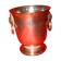 silver-plated ice bucket "with lion heads" from the 1970s