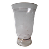 Old vase with hunting decor (17cm) A1