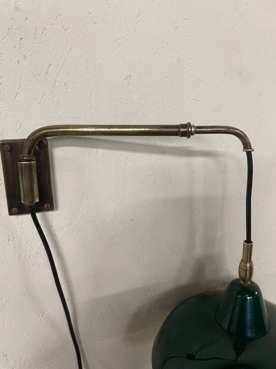 Small wall lamp with extendable arm, 1940s-1950s.