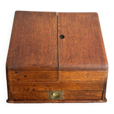 Petit meuble range courrier en bois
