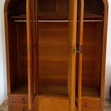 Art Nouveau Art Deco beech cabinet