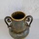 Art Deco vase in bronze and brass by SVM Handarbete, Sweden 1940s