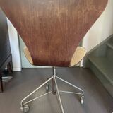 Rare First Edition Arne Jacobsen 3117 task chair by  Fritz Hansen 1960