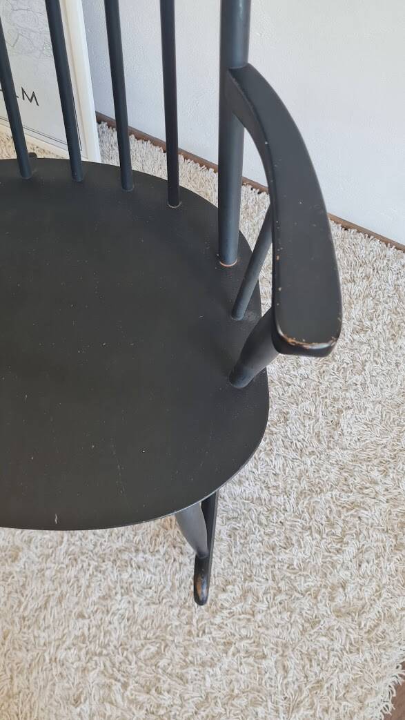Scandinavian rocking chair from the 1960s.