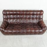 Vintage leather sofa 1970s
