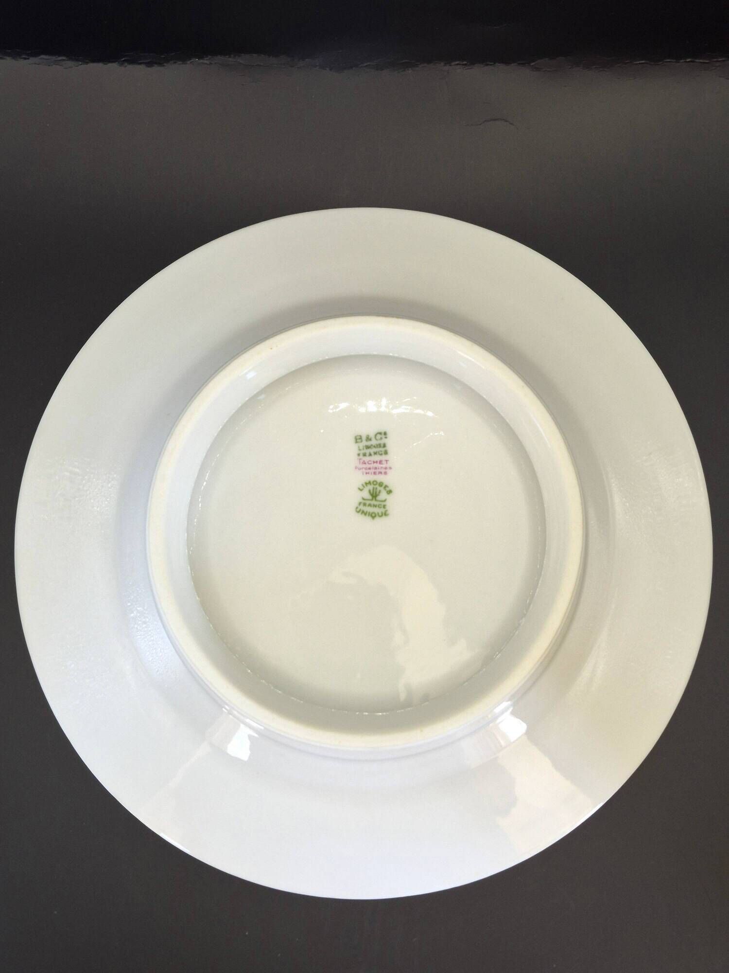 Presentation plate on pedestal Bernardaud Limoges – Art Deco – A711
