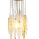 Vintage bicolour Murano glass ceiling lamp by Carlo Nason for Mazzega, 1970s