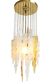Vintage bicolour Murano glass ceiling lamp by Carlo Nason for Mazzega, 1970s