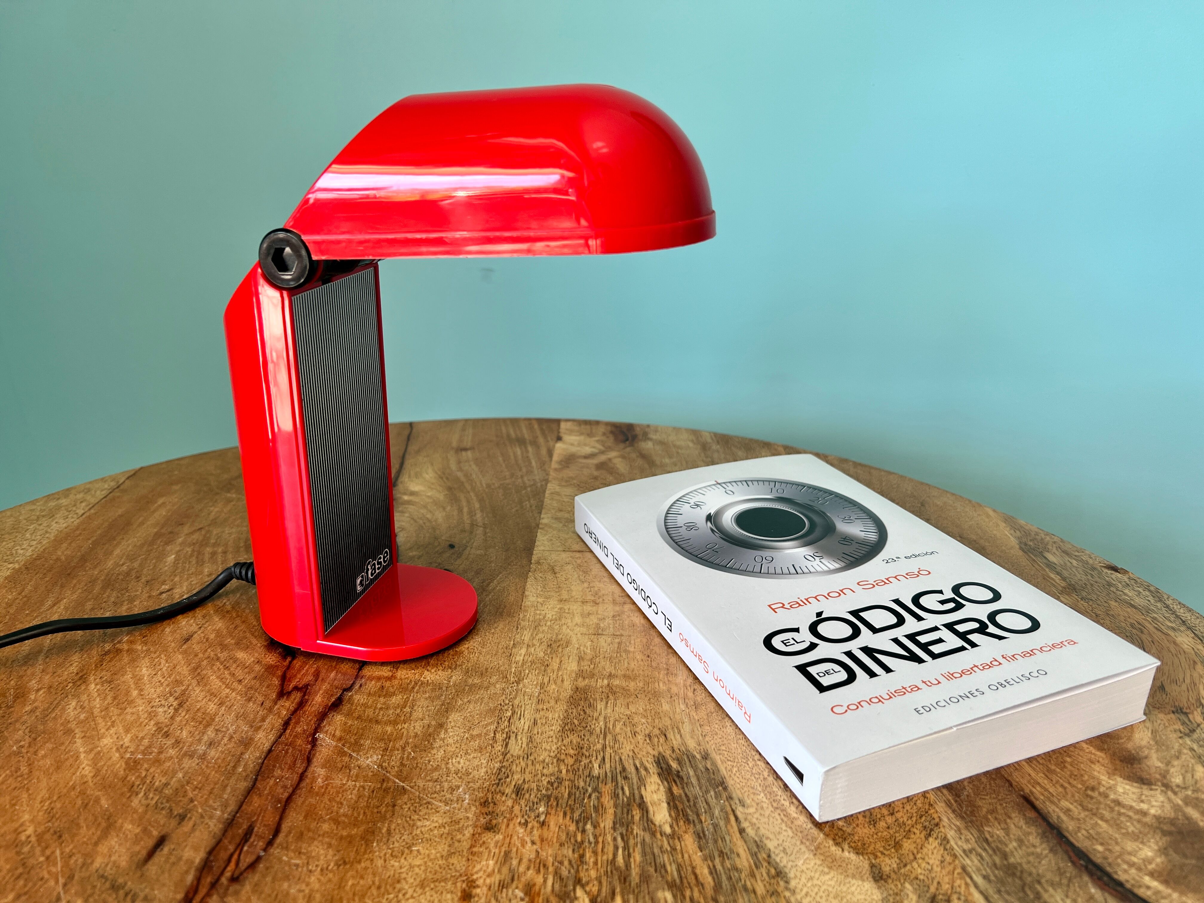 Vintage bedside lamp from 1980's